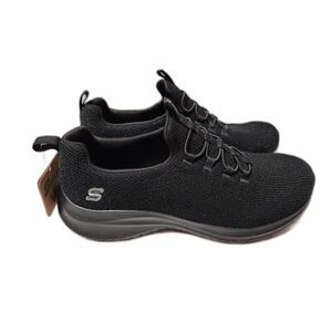 S Sport by Skechers Black Slip‑On Sneakers Women’s 11 Memory Foam No‑Tie